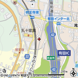 和歌山県有田郡有田川町天満8周辺の地図