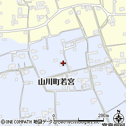 徳島県吉野川市山川町若宮160周辺の地図