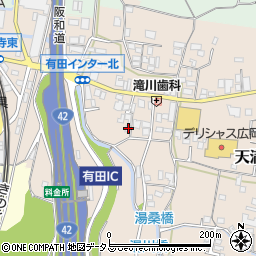 和歌山県有田郡有田川町天満526周辺の地図