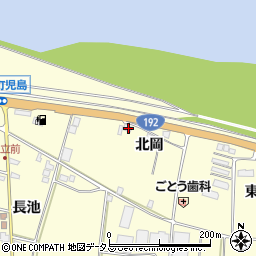 徳島県吉野川市川島町児島北岡13周辺の地図