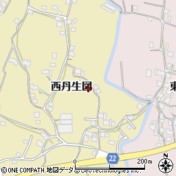 和歌山県有田郡有田川町西丹生図393周辺の地図