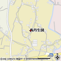 和歌山県有田郡有田川町西丹生図496周辺の地図
