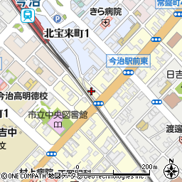 愛媛県今治市常盤町4丁目10周辺の地図