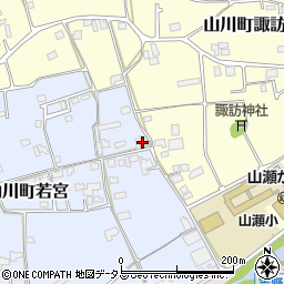 徳島県吉野川市山川町若宮191周辺の地図