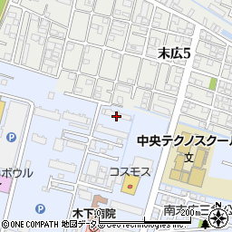 サーパス南末広弐番館周辺の地図