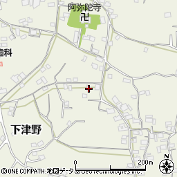 和歌山県有田郡有田川町下津野1752周辺の地図