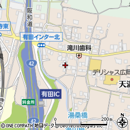 和歌山県有田郡有田川町天満534周辺の地図