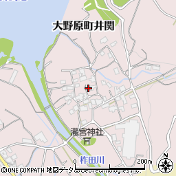 香川県観音寺市大野原町井関67周辺の地図