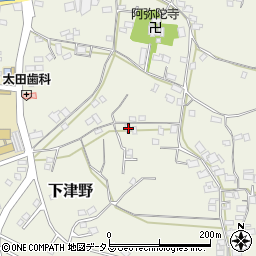 和歌山県有田郡有田川町下津野1754周辺の地図