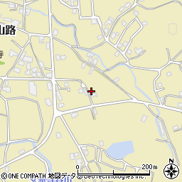 徳島県吉野川市鴨島町山路1838-1周辺の地図