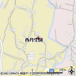 和歌山県有田郡有田川町西丹生図392周辺の地図