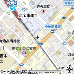 愛媛県今治市常盤町4丁目10-4周辺の地図