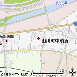 徳島県吉野川市山川町宮北16周辺の地図