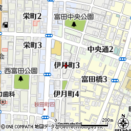 有限会社魚長料理センター　伊月笹乃庄周辺の地図