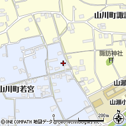 徳島県吉野川市山川町若宮192周辺の地図