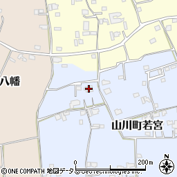 徳島県吉野川市山川町若宮62周辺の地図