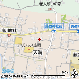 和歌山県有田郡有田川町天満582周辺の地図