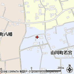 徳島県吉野川市山川町若宮37周辺の地図