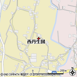 和歌山県有田郡有田川町西丹生図391周辺の地図