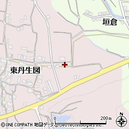 和歌山県有田郡有田川町東丹生図121周辺の地図