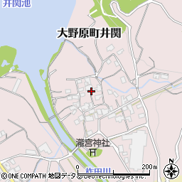 香川県観音寺市大野原町井関65周辺の地図