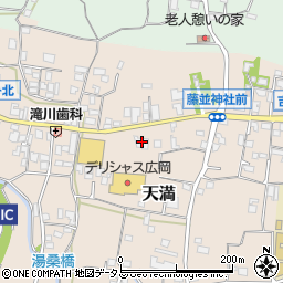 和歌山県有田郡有田川町天満578周辺の地図