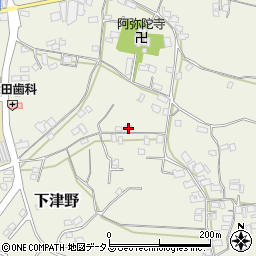 和歌山県有田郡有田川町下津野1342周辺の地図