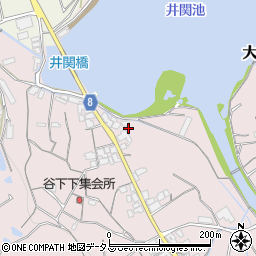 香川県観音寺市大野原町井関652周辺の地図