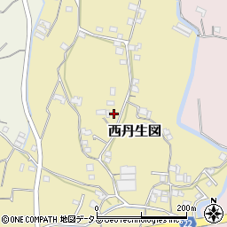 和歌山県有田郡有田川町西丹生図495周辺の地図