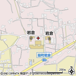 徳島県美馬市脇町岩倉周辺の地図