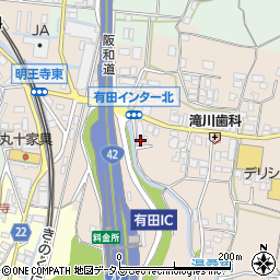 和歌山県有田郡有田川町天満69-13周辺の地図