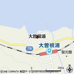 三重県尾鷲市大曽根浦周辺の地図