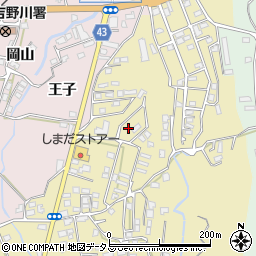 徳島県吉野川市川島町桑村318-41周辺の地図