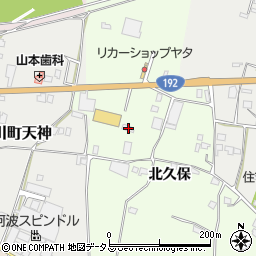 徳島県吉野川市川島町学北久保110-1周辺の地図