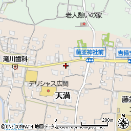和歌山県有田郡有田川町天満581周辺の地図