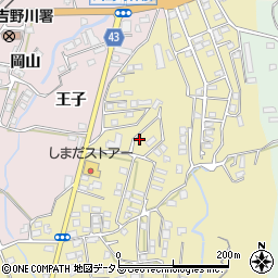 徳島県吉野川市川島町桑村318-49周辺の地図