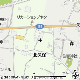 徳島県吉野川市川島町学北久保105周辺の地図