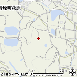 香川県観音寺市大野原町萩原乙周辺の地図