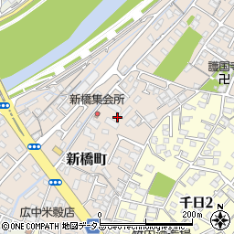 山口県防府市新橋町周辺の地図