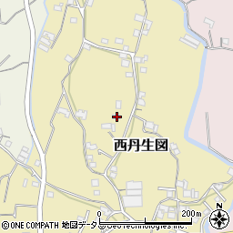 和歌山県有田郡有田川町西丹生図494周辺の地図