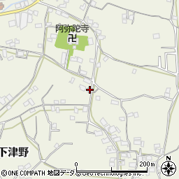和歌山県有田郡有田川町下津野1343周辺の地図