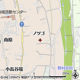 徳島県美馬市美馬町ノツゴ周辺の地図