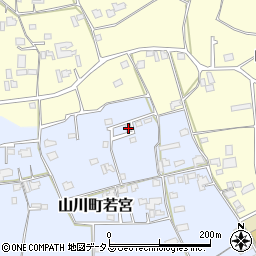 徳島県吉野川市山川町若宮177周辺の地図