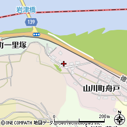 徳島県吉野川市山川町舟戸130周辺の地図