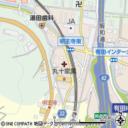 和歌山県有田郡有田川町天満2周辺の地図