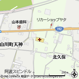 コメリハード＆グリーン阿波川島店周辺の地図