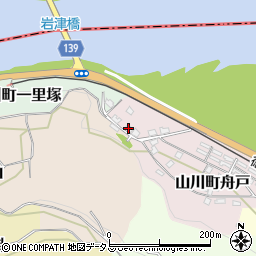 徳島県吉野川市山川町舟戸140周辺の地図