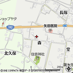 徳島県吉野川市川島町三ツ島森313-2周辺の地図