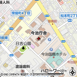 愛媛県東予地方局今治支局　産業経済部農村整備課周辺の地図