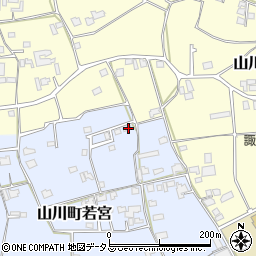 徳島県吉野川市山川町若宮177-5周辺の地図